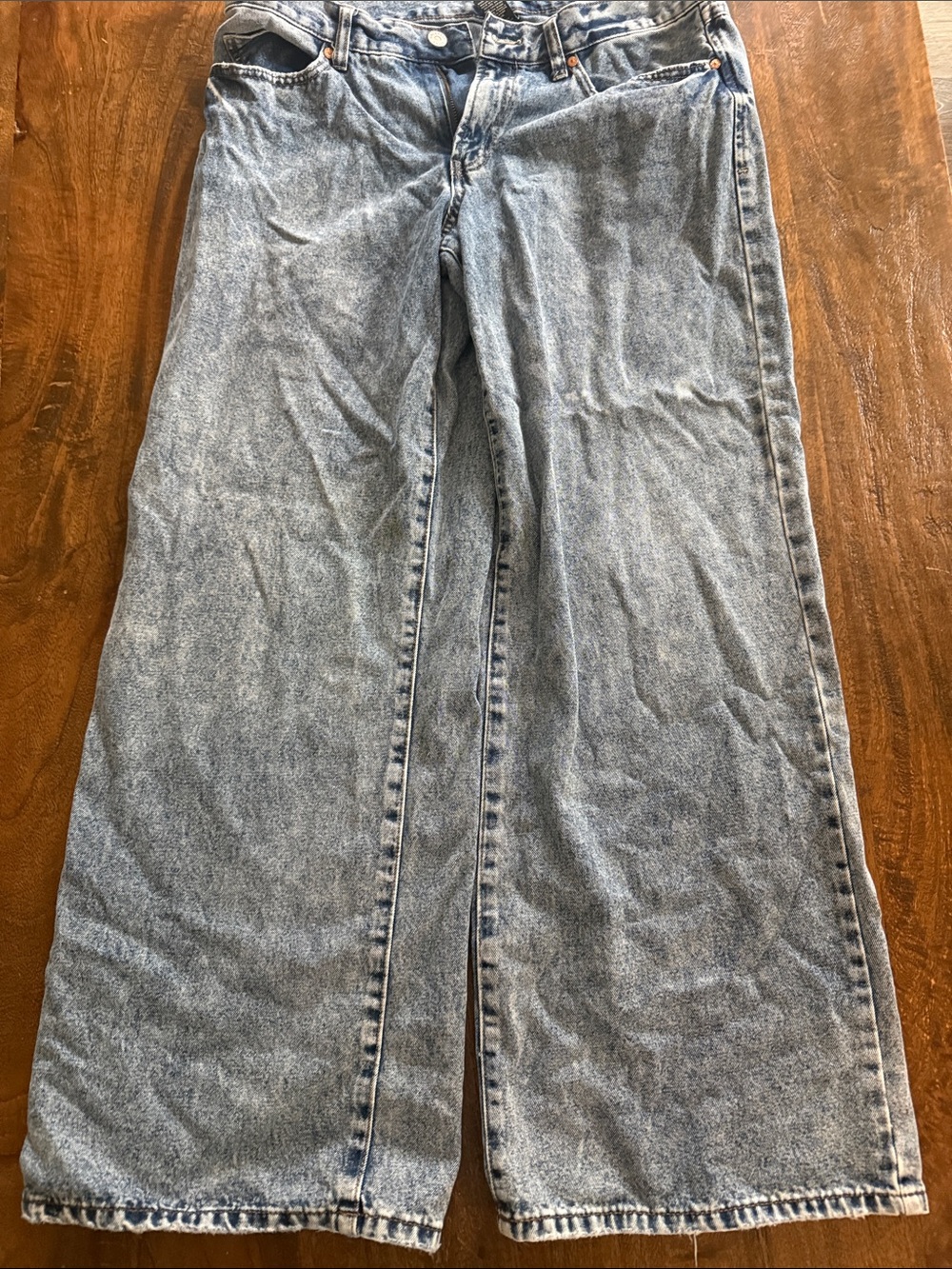 Sincerely Jules Light Blue Wide-Leg Jeans